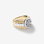 0.25 TCW Round Moissanite Men's Wedding Band in Solid Gold 5