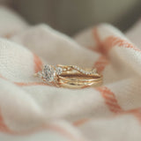 Stunning 1 CT Oval Moissanite Engagement Ring With Three Stone Design 11