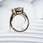 Classic 5.0 CT Oval Moissanite Engagement Ring with Solitaire Design 5