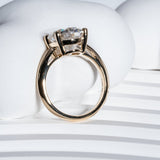 Classic 5.0 CT Oval Moissanite Engagement Ring with Solitaire Design 5