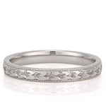 Stunning Milgrain Metal Wedding Bands 3