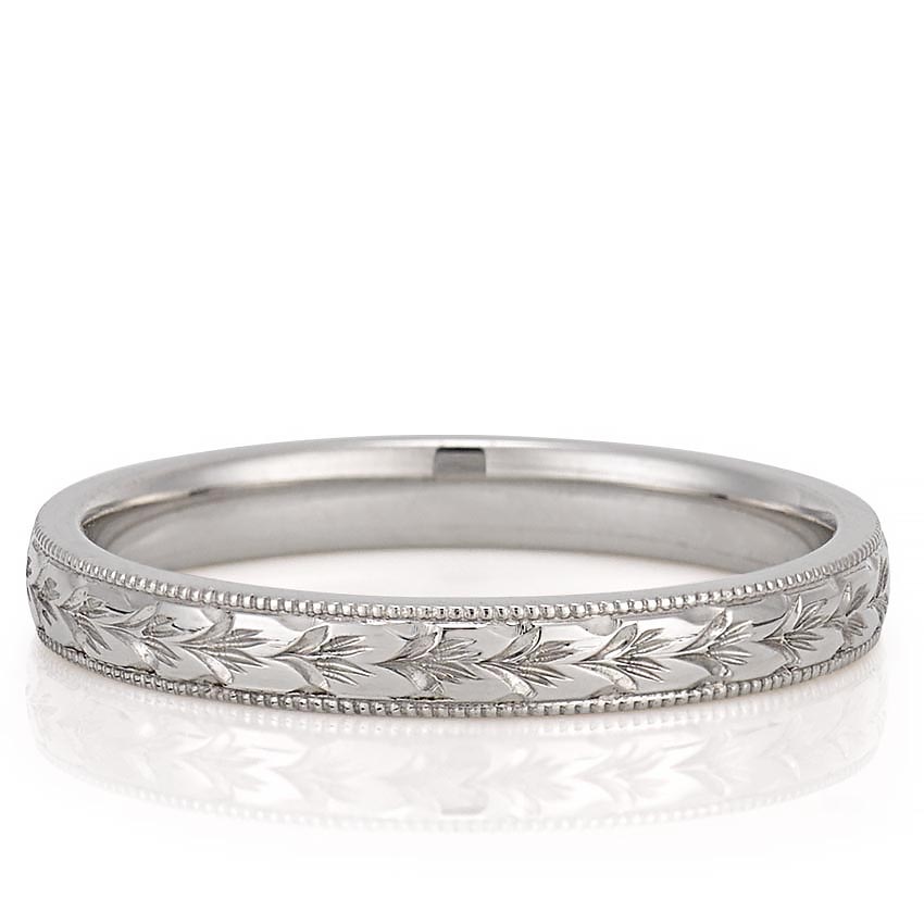Stunning Milgrain Metal Wedding Bands 3