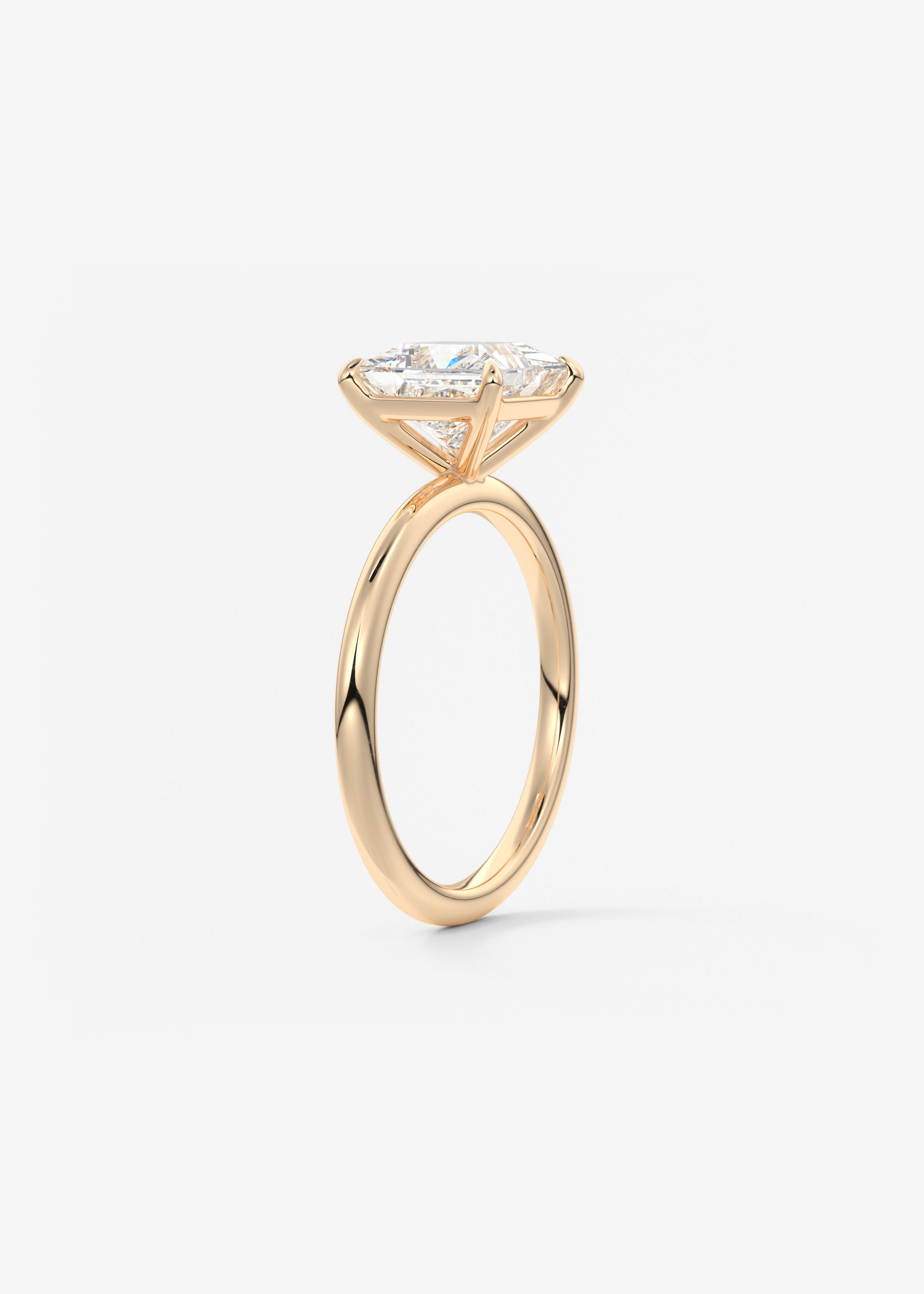 Princess Solitaire Lab Grown Diamond Engagement Ring