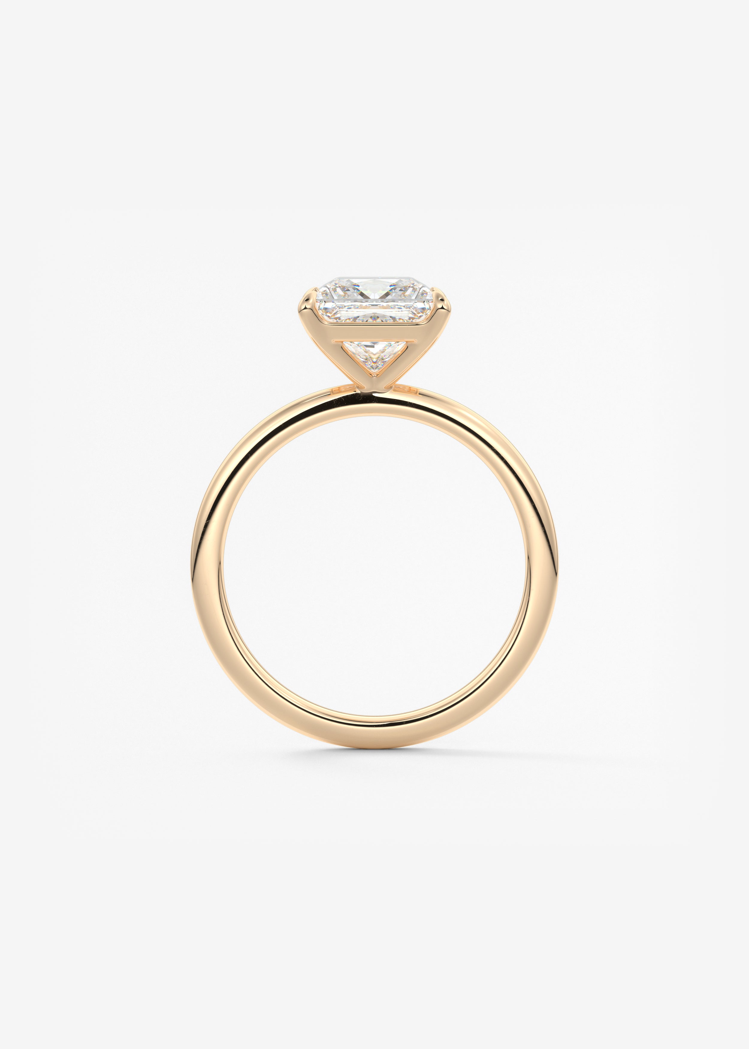 Princess Solitaire Lab Grown Diamond Engagement Ring