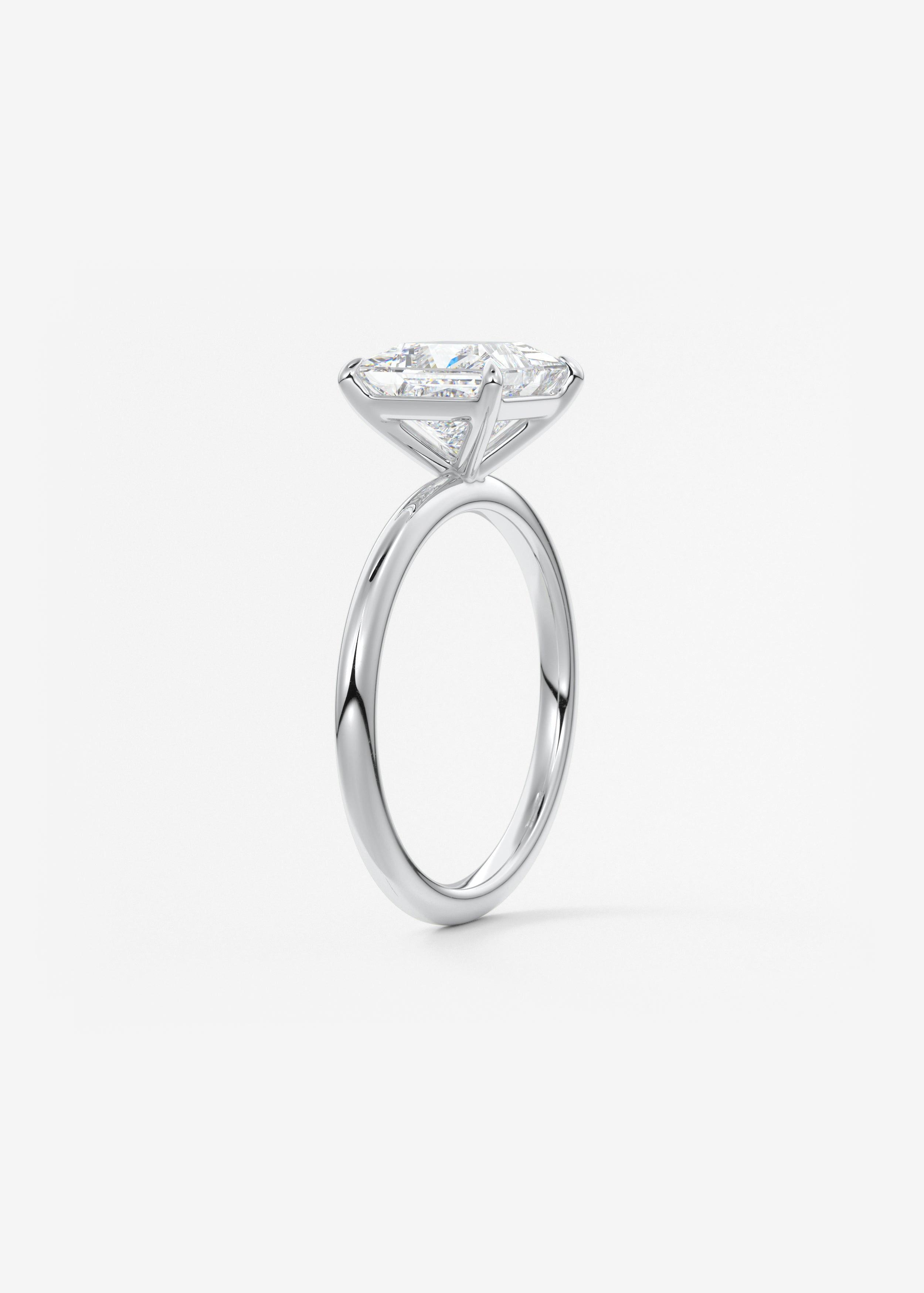 Princess Solitaire Lab Grown Diamond Engagement Ring
