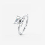 Princess Solitaire Lab Grown Diamond Engagement Ring