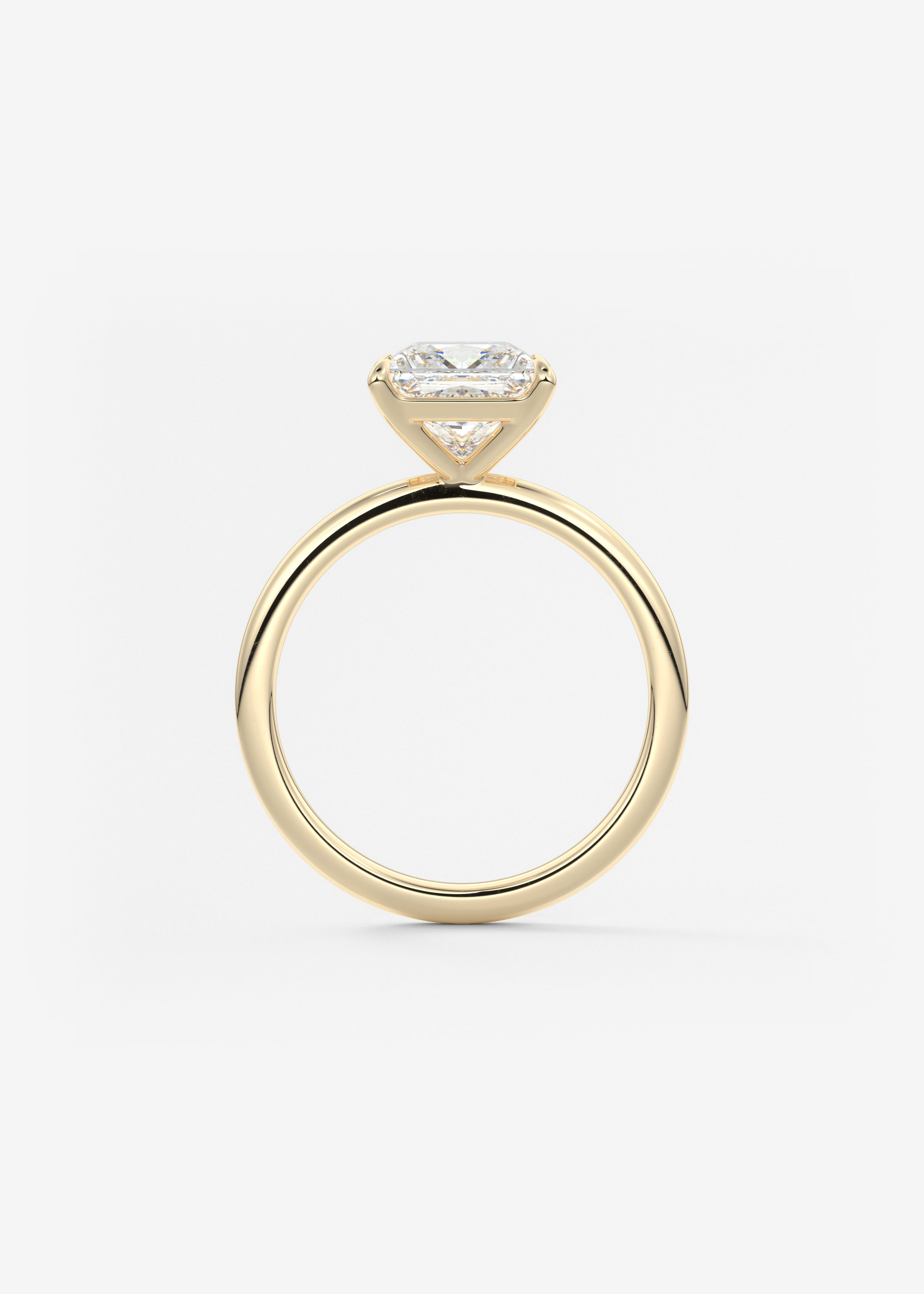 Princess Solitaire Lab Grown Diamond Engagement Ring