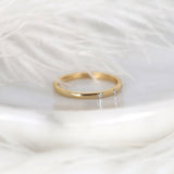 Stunning 0.11 TCW Round Moissanite Stones Flush Wedding Bands 2