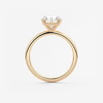 Round Solitaire Lab Grown Diamond Engagement Ring