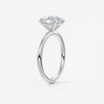 Round Solitaire Lab Grown Diamond Engagement Ring