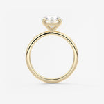 Round Solitaire Lab Grown Diamond Engagement Ring