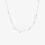 Round Cut Cubic Zirconia in 925 Sterling Silver Necklace 1