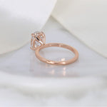 Stunning 2.5 CT Oval Moissanite Engagement Ring with Solitaire Design 4