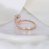Stunning 2.5 CT Oval Moissanite Engagement Ring with Solitaire Design 4