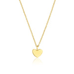 Heart Pendant Necklace in Solid Gold 3