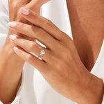 Stunning 2.0 CT Heart Moissanite Engagement Ring with Dainty Pave Design 8