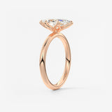 Marquise Solitaire Lab Grown Diamond Engagement Ring