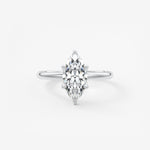 Marquise Solitaire Lab Grown Diamond Engagement Ring