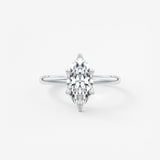 Marquise Solitaire Lab Grown Diamond Engagement Ring