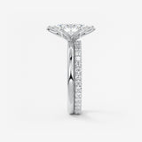 Marquise Solitaire Lab Grown Diamond Engagement Ring