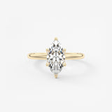 Marquise Solitaire Lab Grown Diamond Engagement Ring