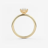 Marquise Solitaire Lab Grown Diamond Engagement Ring