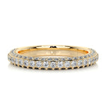 0.75 CT Round Half Eternity CVD EF/VVS Diamond Wedding Band 7