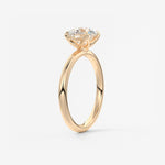 Round Solitaire Lab Grown Diamond Engagement Ring