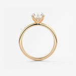 Round Solitaire Lab Grown Diamond Engagement Ring