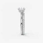 Round Solitaire Lab Grown Diamond Engagement Ring
