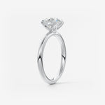 Round Solitaire Lab Grown Diamond Engagement Ring