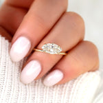 Stunning 1.80 CT Marquise Moissanite Engagement Ring with Solitaire Design 4