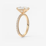 Princess Pave Lab Grown Diamond Engagement Ring