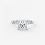Princess Pave Lab Grown Diamond Engagement Ring