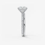 Princess Pave Lab Grown Diamond Engagement Ring