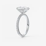 Princess Pave Lab Grown Diamond Engagement Ring