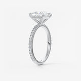 Princess Pave Lab Grown Diamond Engagement Ring