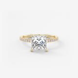 Princess Pave Lab Grown Diamond Engagement Ring