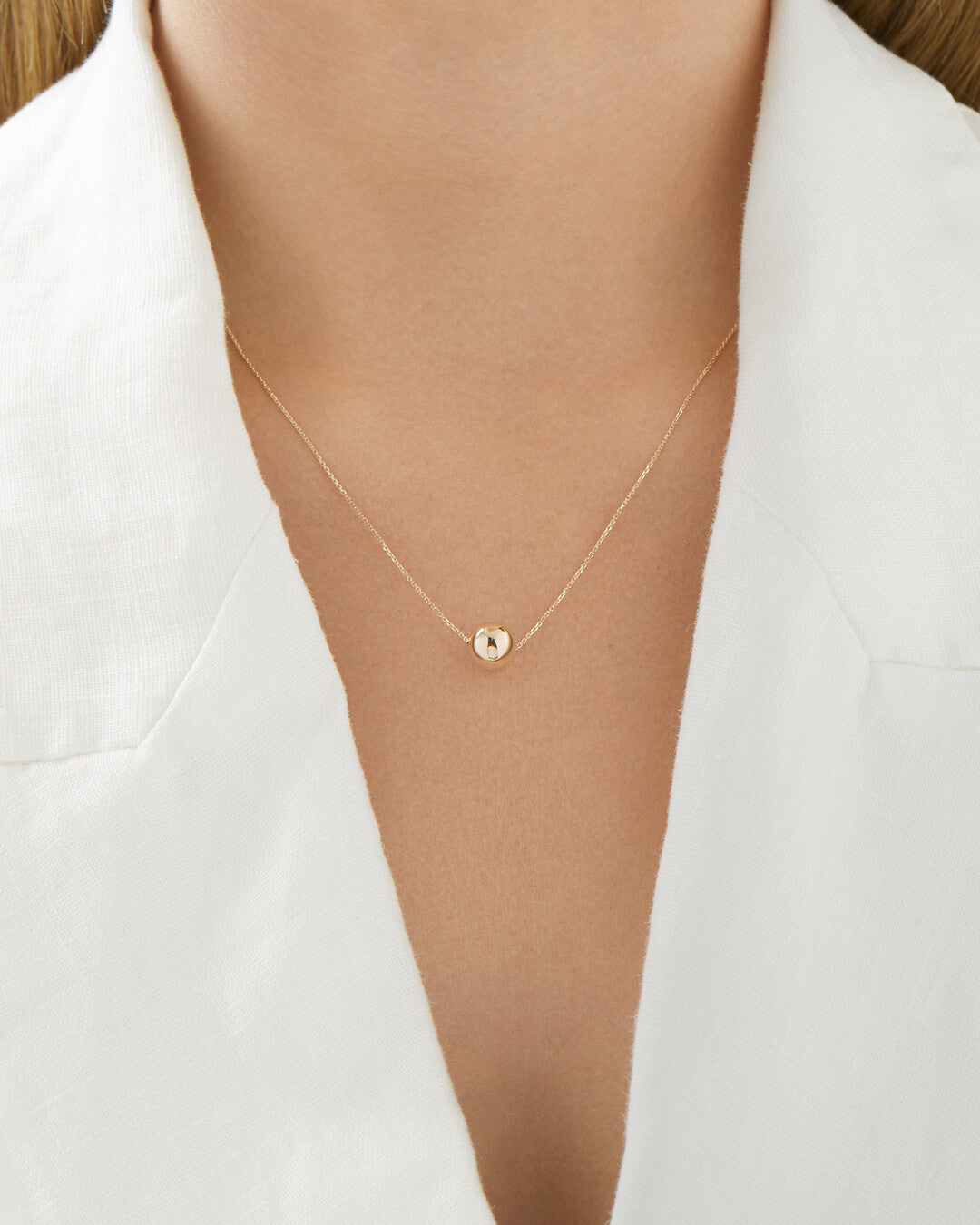 Round Cut Cubic Zirconia in 925 Sterling Silver Necklace 4