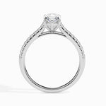 1.0 CT Marquise Cut Pave CVD F/VS Diamond Engagement Ring 3
