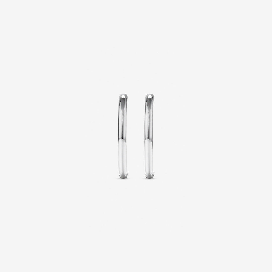 Round Cut Cubic Zirconia in 925 Sterling Silver Earrings 2
