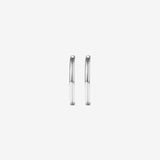 Round Cut Cubic Zirconia in 925 Sterling Silver Earrings 2