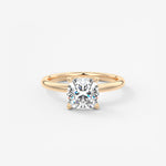 Cushion Solitaire Lab Grown Diamond Engagement Ring
