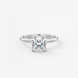 Cushion Solitaire Lab Grown Diamond Engagement Ring