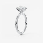 Cushion Solitaire Lab Grown Diamond Engagement Ring