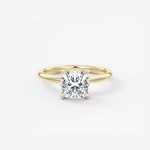 Cushion Solitaire Lab Grown Diamond Engagement Ring