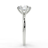 Stunning 2.0 CT Round Moissanite Engagement Ring with Solitaire Design 7
