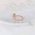 Stunning 2.0 CT Oval Moissanite Engagement Ring with Dainty Design 5