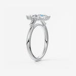 Marquise Three Stone Lab Grown Diamond Engagement Ring
