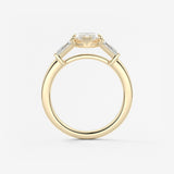 Marquise Three Stone Lab Grown Diamond Engagement Ring